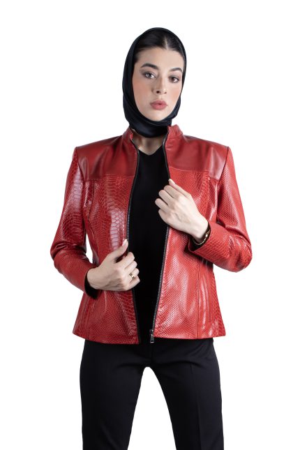 کاپشن چرم زنانه