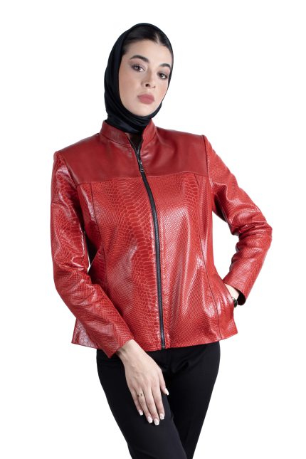 کاپشن چرم زنانه